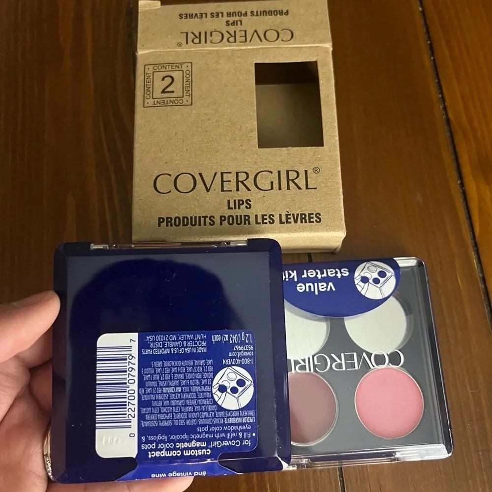 Cover Girl Magnetic Color Pot Starter Kit Rose Quartz & Vintage Wine Lip Shades - Picture 3 of 9